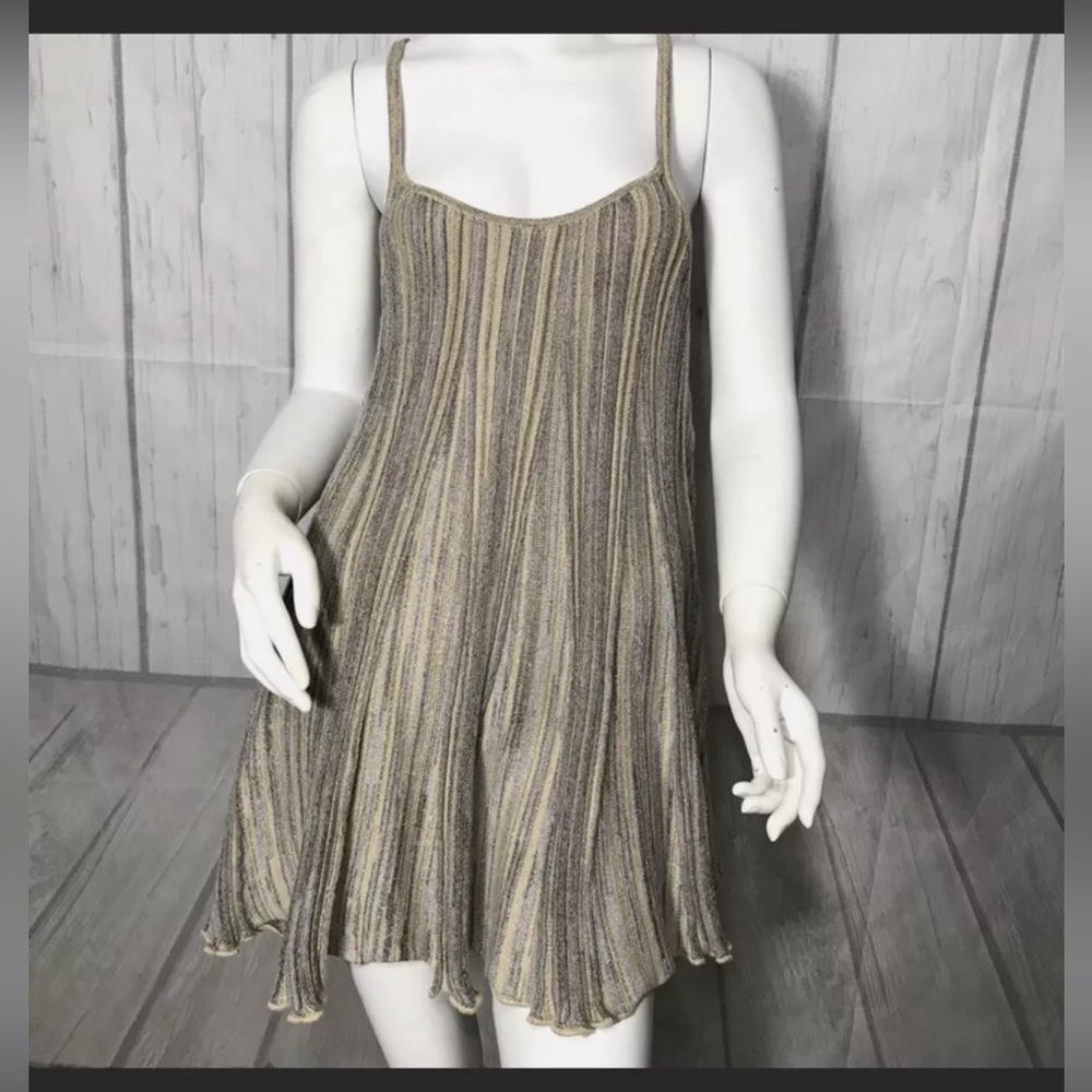 Free people metallic wool dress